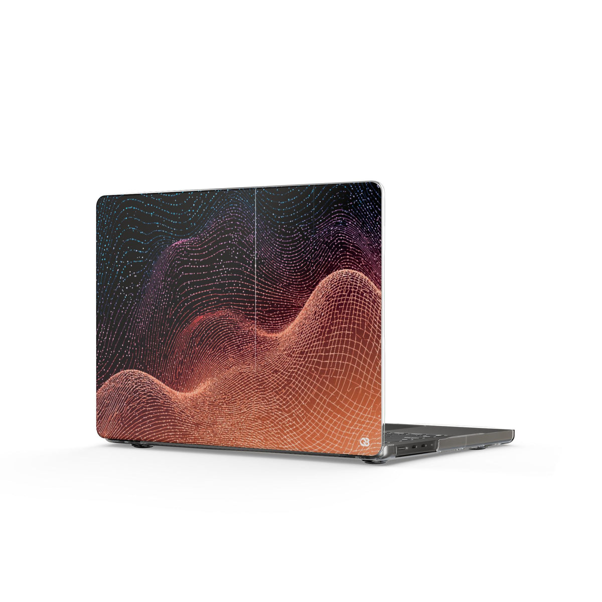 Spectral Elevation · Clear Hard Case for MacBook · Orange