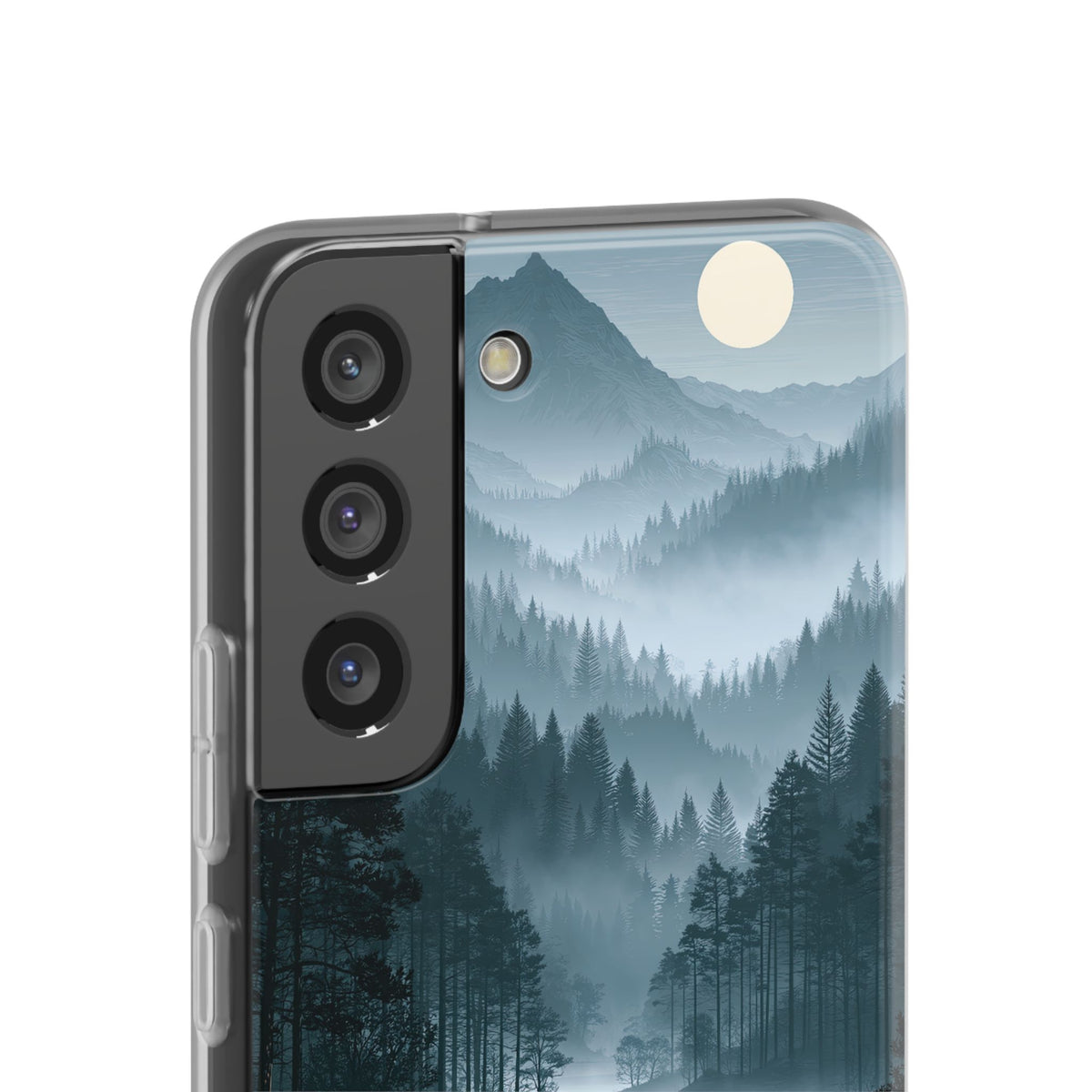 Silent Nordic Fjord · Lite Phone Case for Samsung · Blue