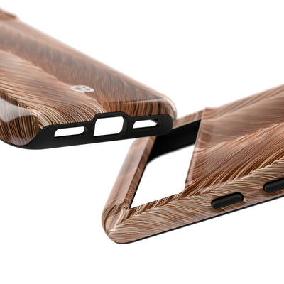 Rose Gold Weave · Tough Phone Case for Pixel ·  Brown