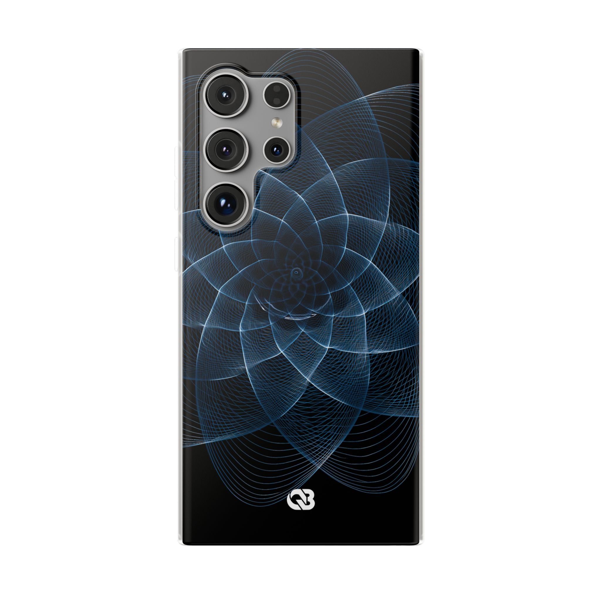 Blue Lite Phone Case for Samsung - Cobalt Geometric Bloom