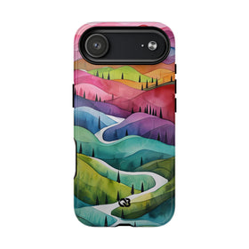 Fluid Rainbow Ridge · Tough+ Hülle · MagSafe