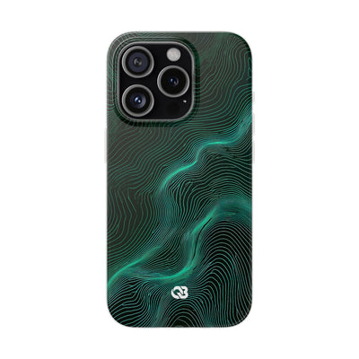 Emerald Topo Ridge · Lite Phone Case for iPhone ·  Green