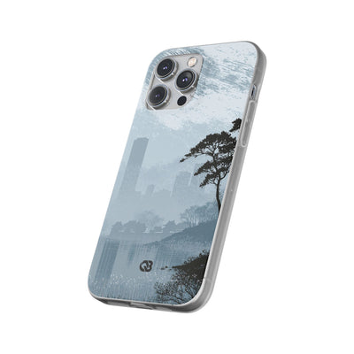 Grey Lite Phone Case for iPhone - Steel Slate Zen