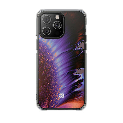 Ethereal Corona · Clear Impact Magnetic Phone Case for iPhone · Purple