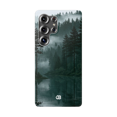 Misty Pine Reflections · Lite Phone Case for Samsung · Green