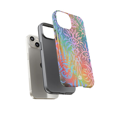 Chromatic Mystic Sigil · Tough Phone Case for iPhone · Blue