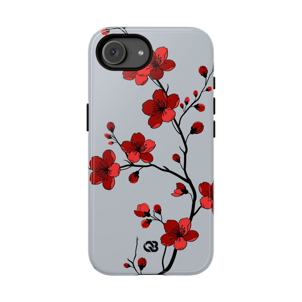 Scarlet Plum Blossom · Tough Phone Case for iPhone · Red