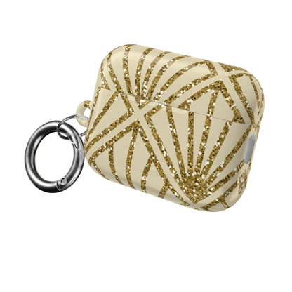 Golden Fan Sparkle - AirPods Case