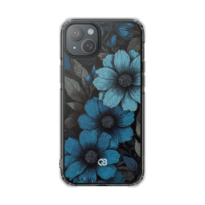 Obsidian Blue Petals · Impact Telefoncover til iPhone · Magsafe