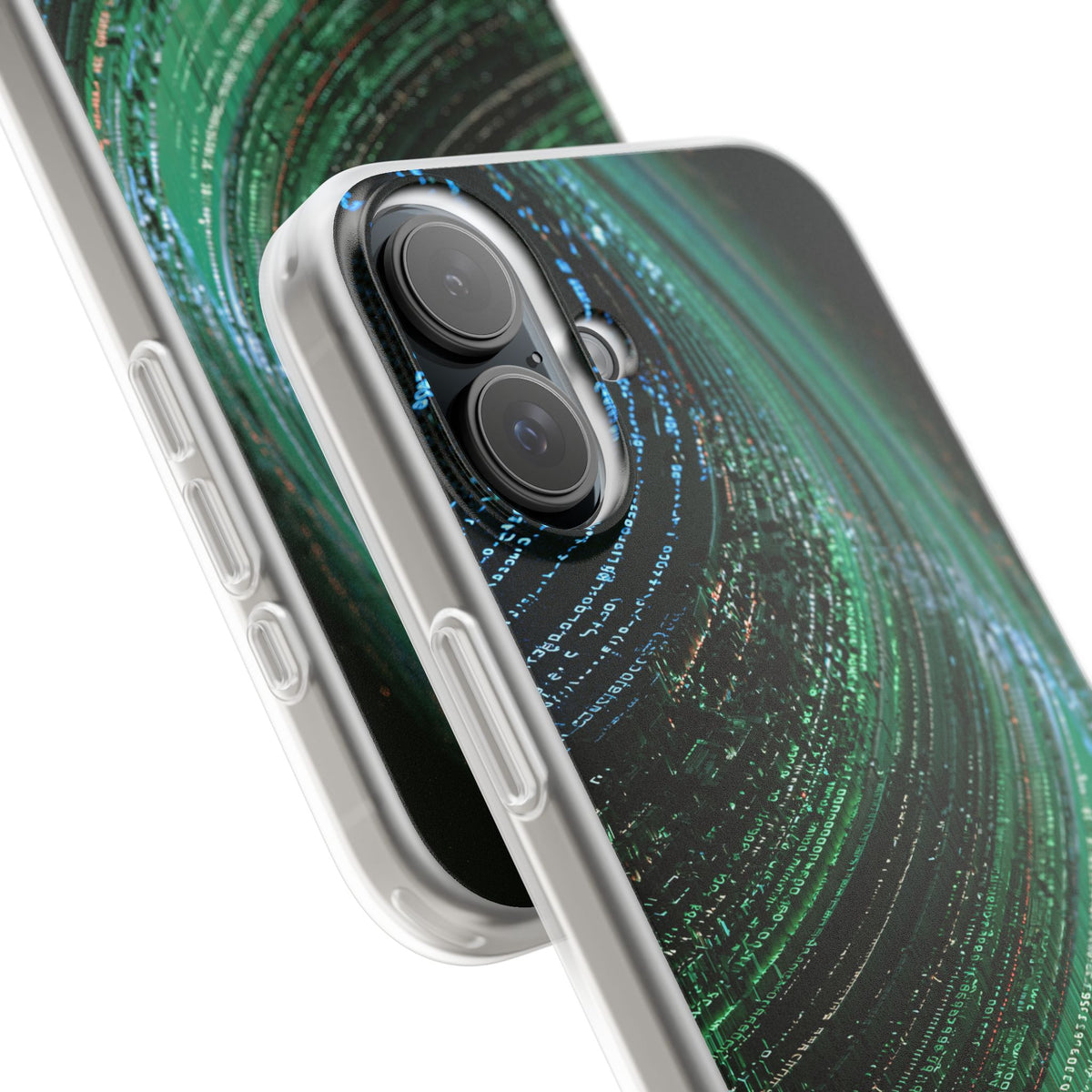 Orbital Data Stream · Lite Phone Case for iPhone ·  Green