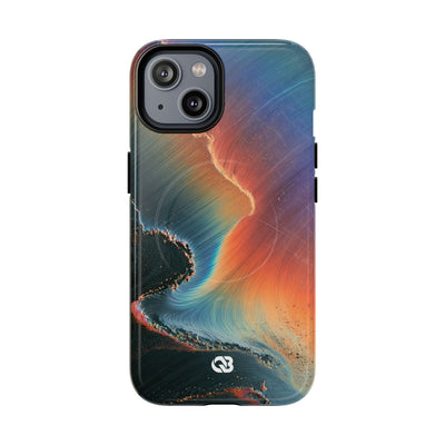 Prismatic Aura Shift · Tough 2.0 Magnetic Phone Case for iPhone · Blue