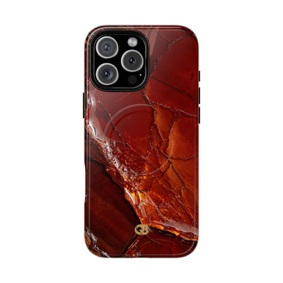 Amber Embrace · Tough 2.0 Magnetic Phone Case for iPhone · Brown