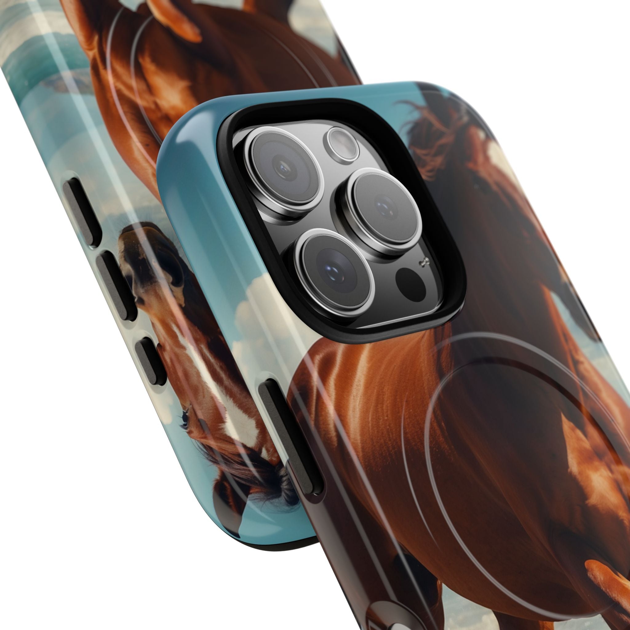 Blazing Horse iPhone 16 Pro Case - Tough+