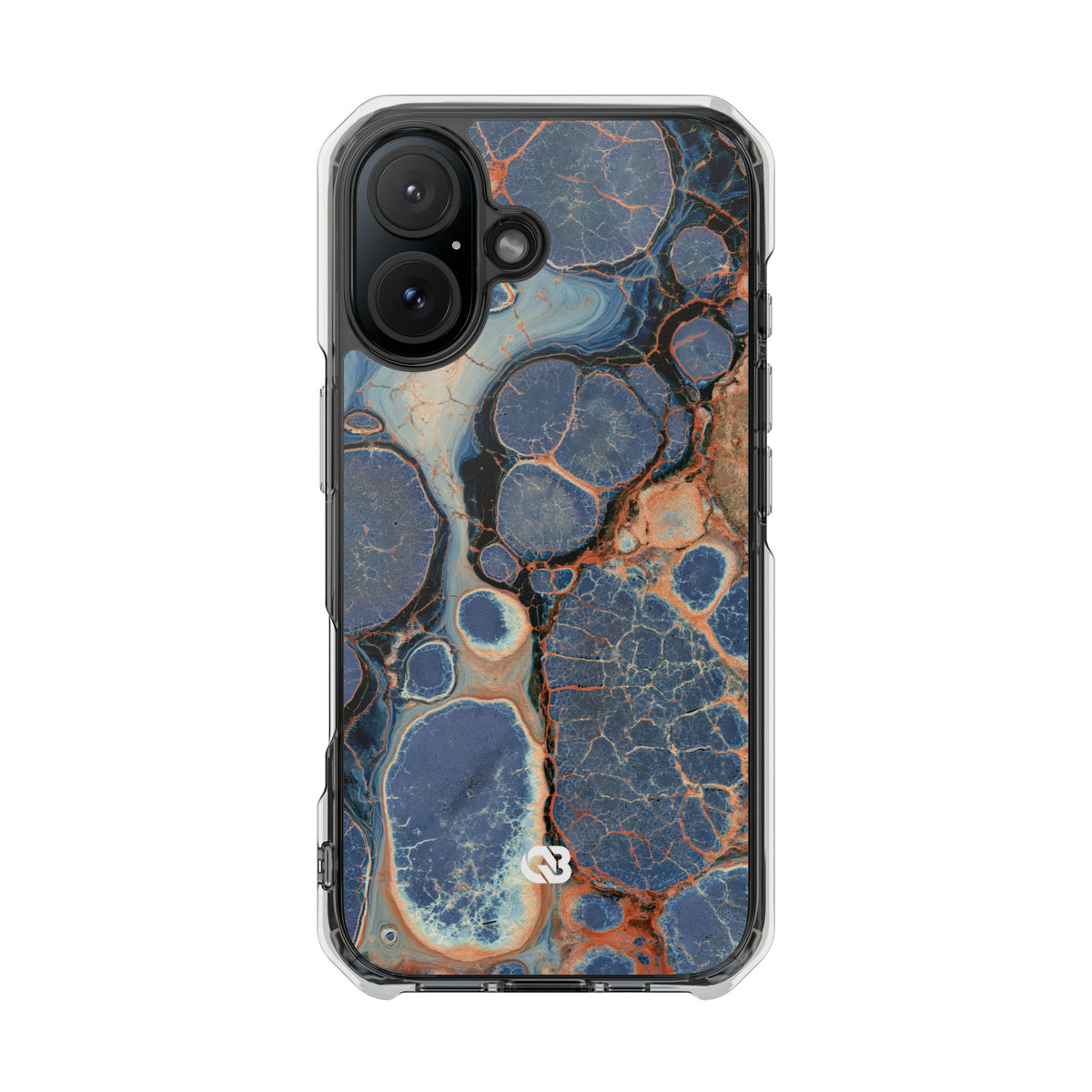Astral Orb Resonance · Clear Impact Magnetic Phone Case for iPhone · Blue