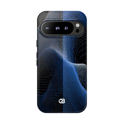 Blue Tough Phone Case for Google Pixel - Electric Blue Flux