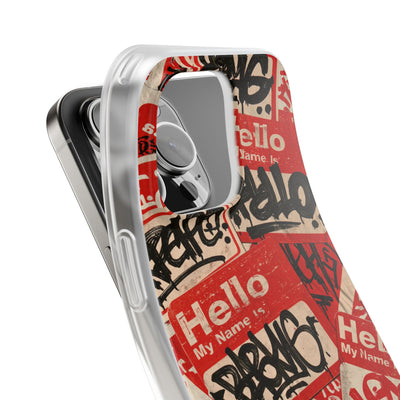 Slap Tag Collage · Lite Phone Case for iPhone ·  Red