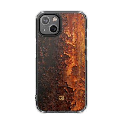 Orange Impact MagSafe Phone Case for iPhone - Oxidized Iron Crust