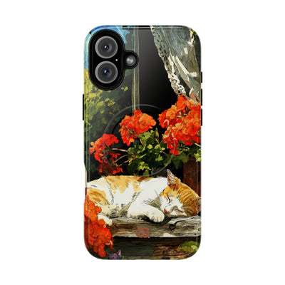 Sleeping Ginger Bloom · Tough+ Phone Case for iPhone · Magsafe