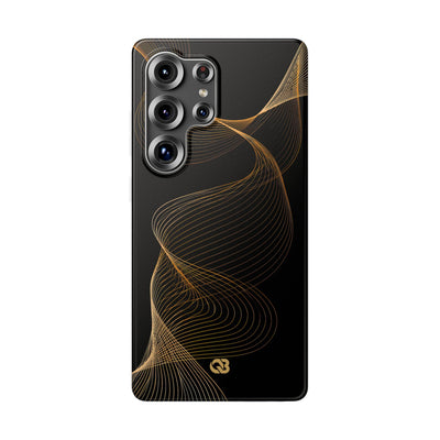 Gold Lite Phone Case for Samsung - Burnished Bronze Helix