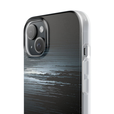 Black Lite Phone Case for iPhone - Frozen Signal Glitch