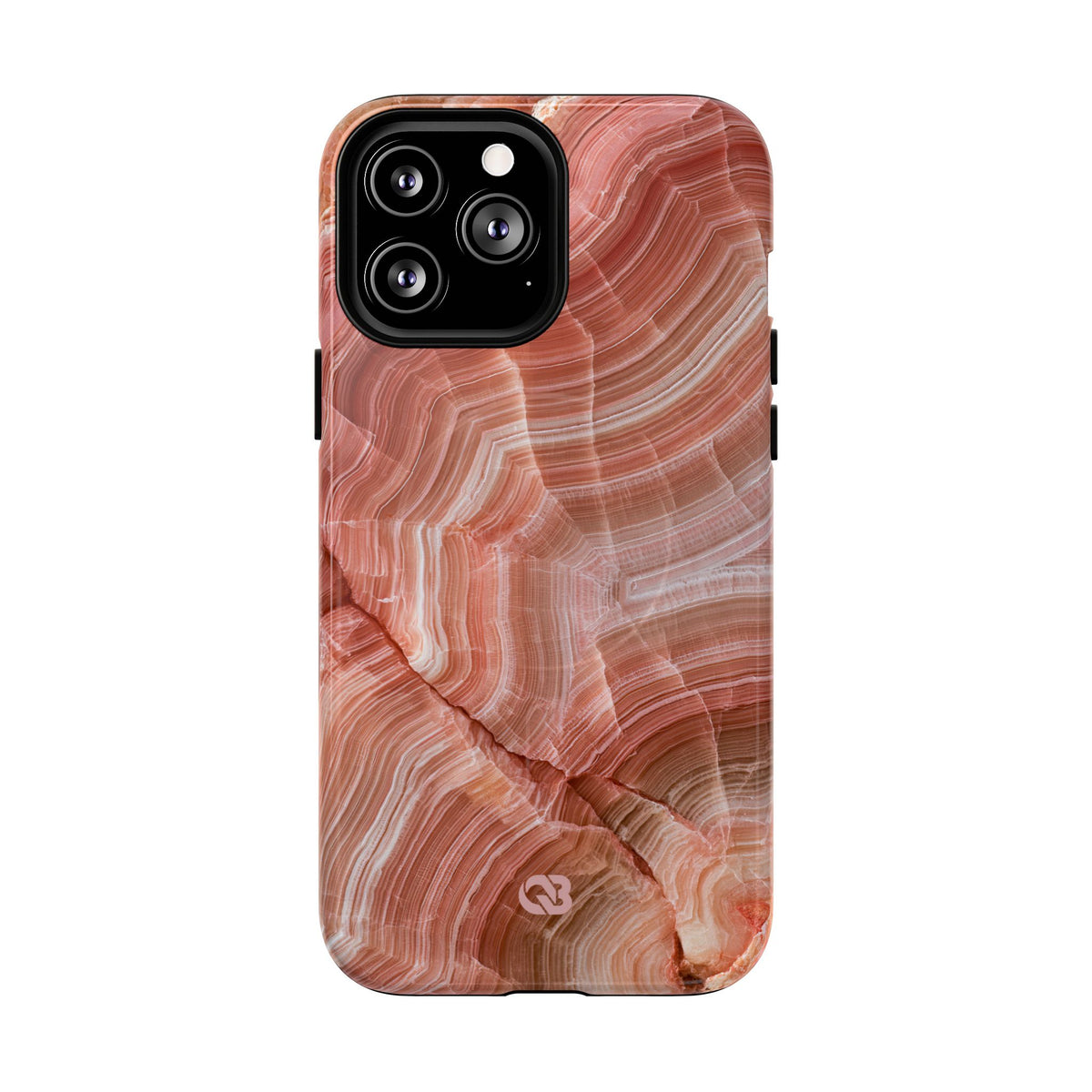 Blushing Rose Strata · Tough 2.0 Magnetic Phone Case for iPhone · Pink