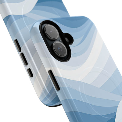 Glacial Contour · Tough 2.0 Magnetic Phone Case for iPhone · Blue