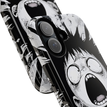 Screaming Stripes iPhone 16 Case - Tough+