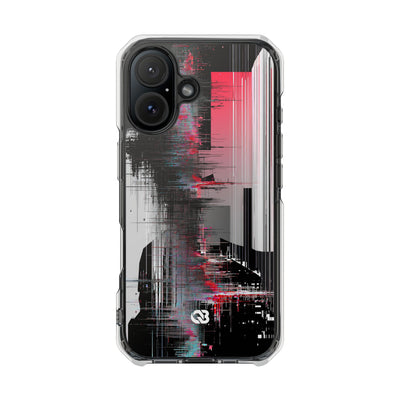 Black Impact MagSafe Phone Case for iPhone - Crimson Data Leak