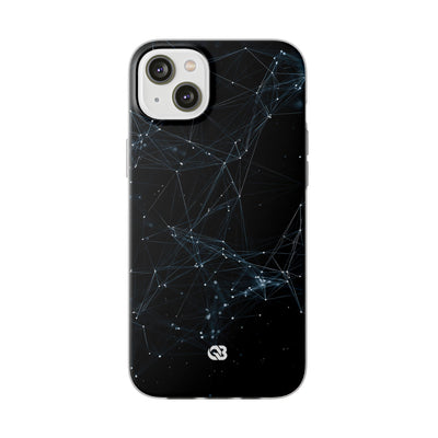 Black Lite Phone Case for iPhone - Arctic Neural Mesh