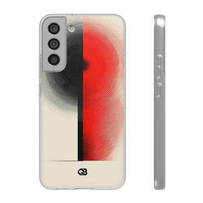 Red Lite Phone Case for Samsung - Split Signal Red