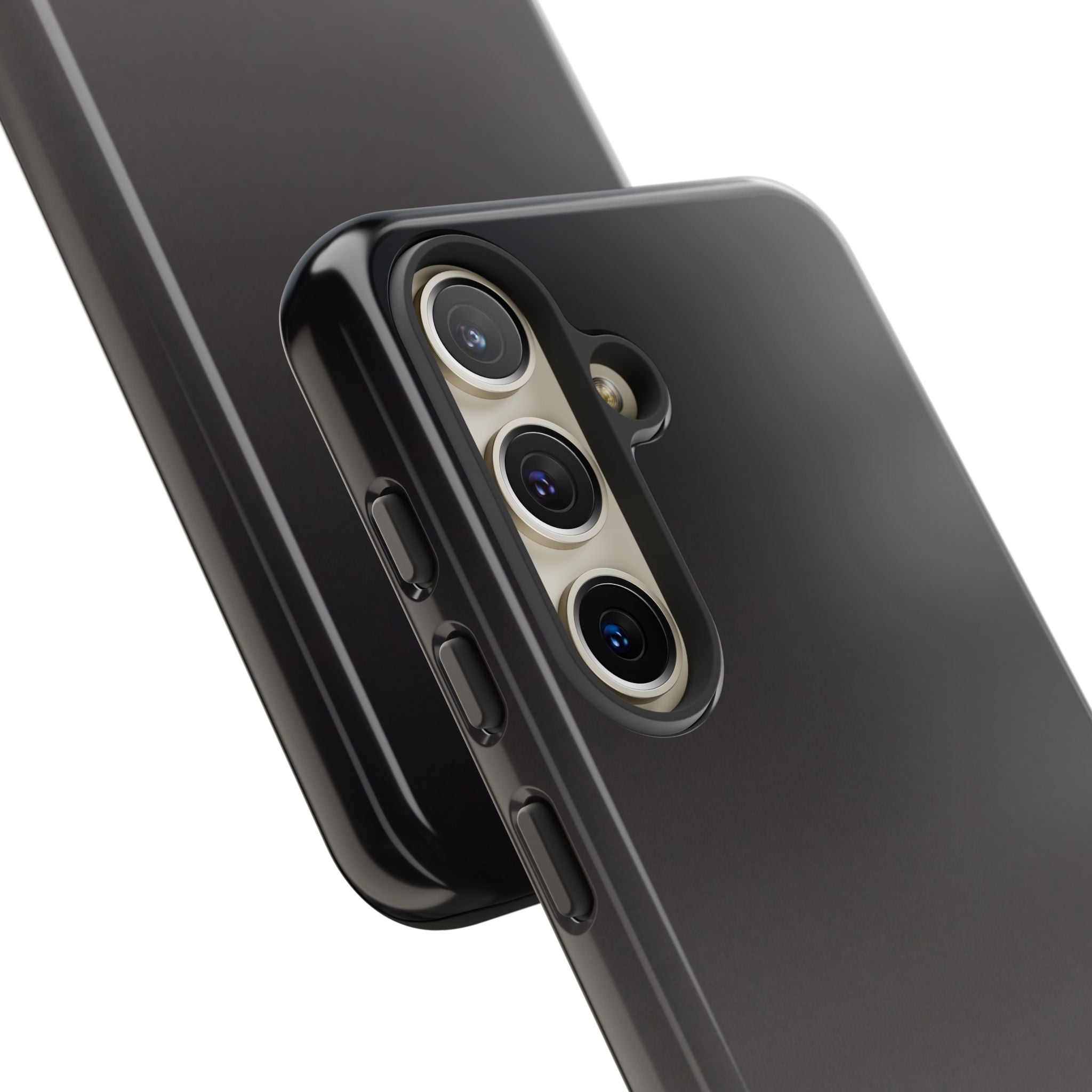 Grey Tough Phone Case for Samsung - Obsidian Ash Fade