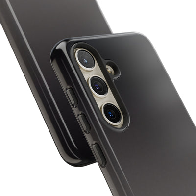 Grey Tough Phone Case for Samsung - Obsidian Ash Fade