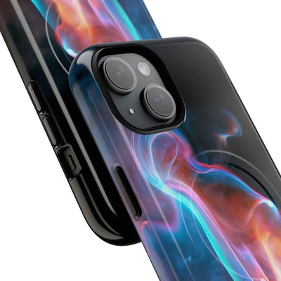 Neon Waveform · Tough 2.0 Magnetic Phone Case for iPhone · Black