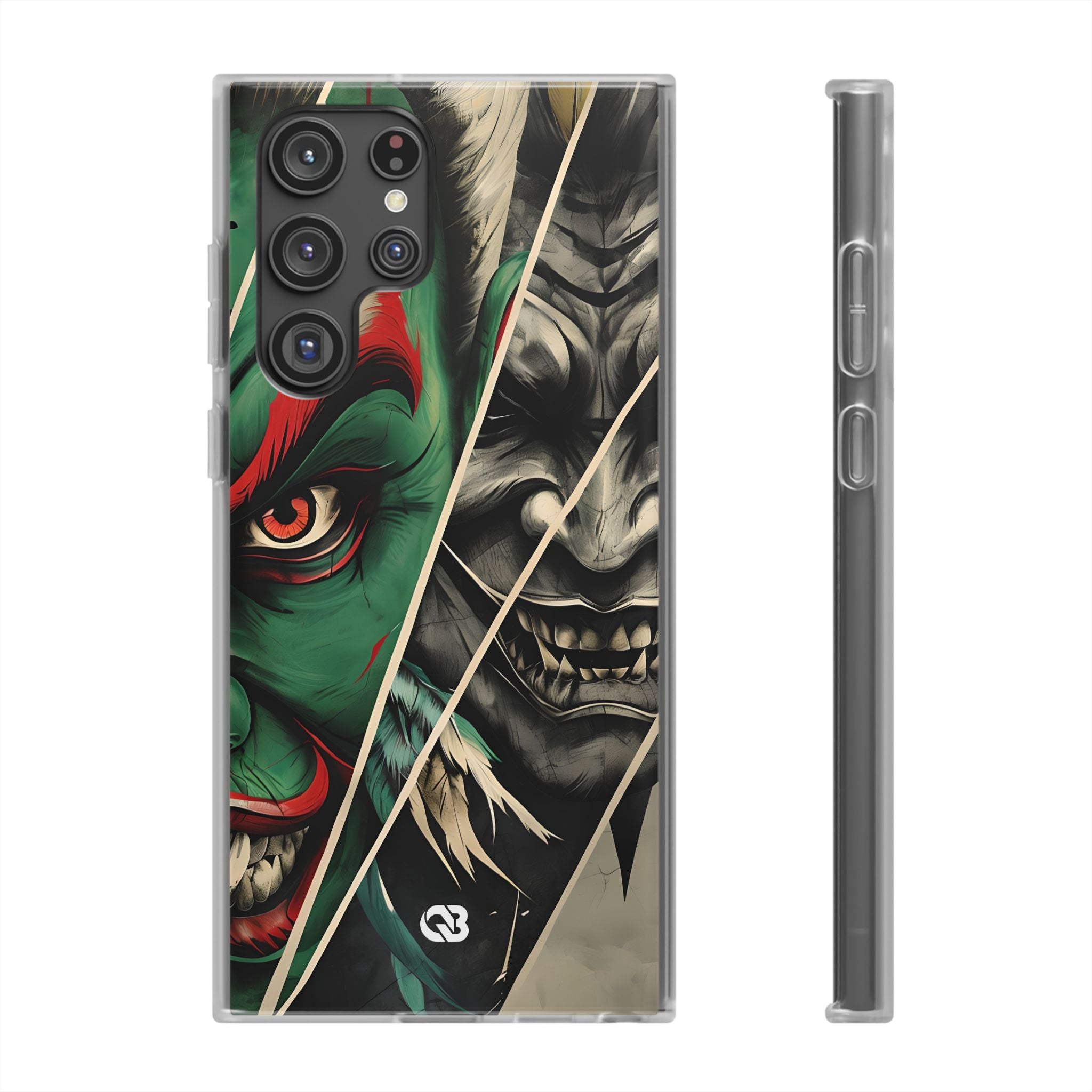 Emerald Oni Grin · Soft Handyhülle für Samsung