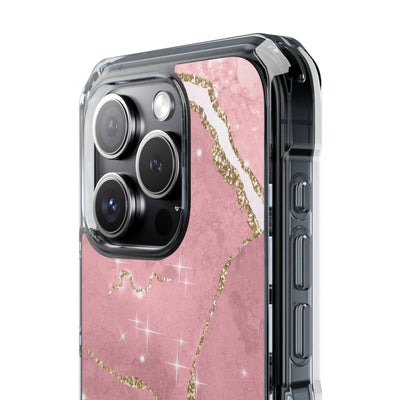 Rose Sparkle Marble · Impact Coque de téléphone pour iPhone · Magsafe