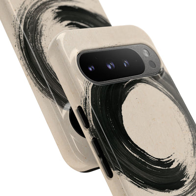 Zen Ensō Circle · Tough Phone Case for Pixel ·  Beige