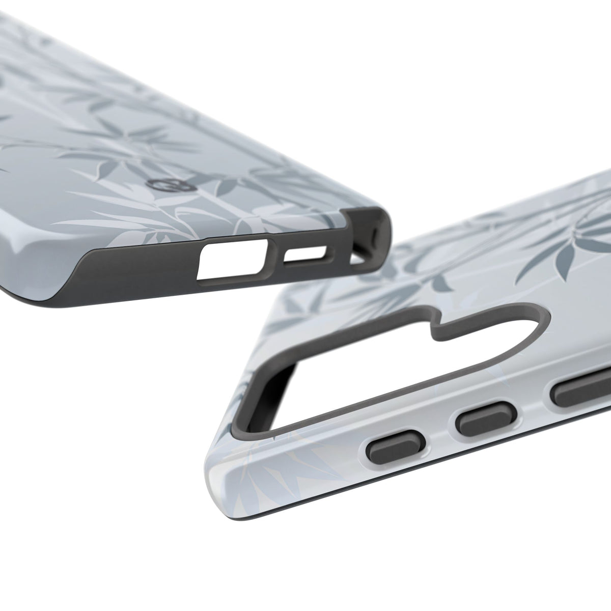 Misty Bamboo Grove · Tough Phone Case for Samsung · Blue