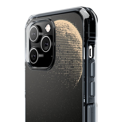 Lunar Metropolis Nocturne · Clear Impact Magnetic Phone Case for iPhone ·  Black