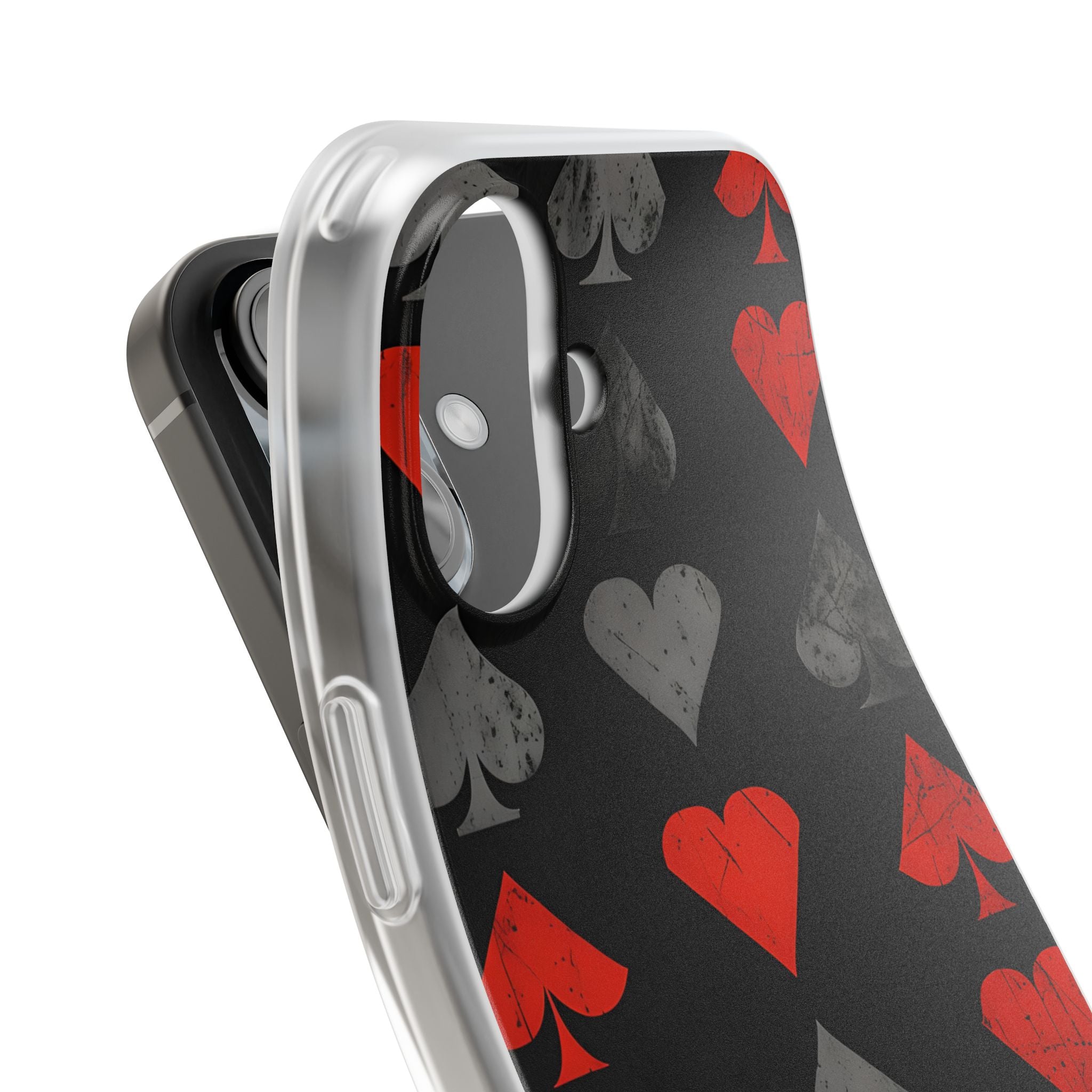 Crimson Ash Suits · Soft Custodia per iPhone