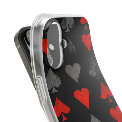 Crimson Ash Suits · Soft Custodia per iPhone