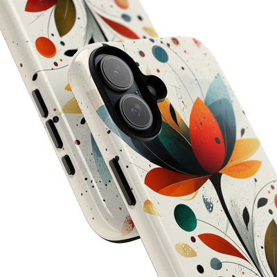 Burnt Petal Abstract · Tough Phone Case for iPhone