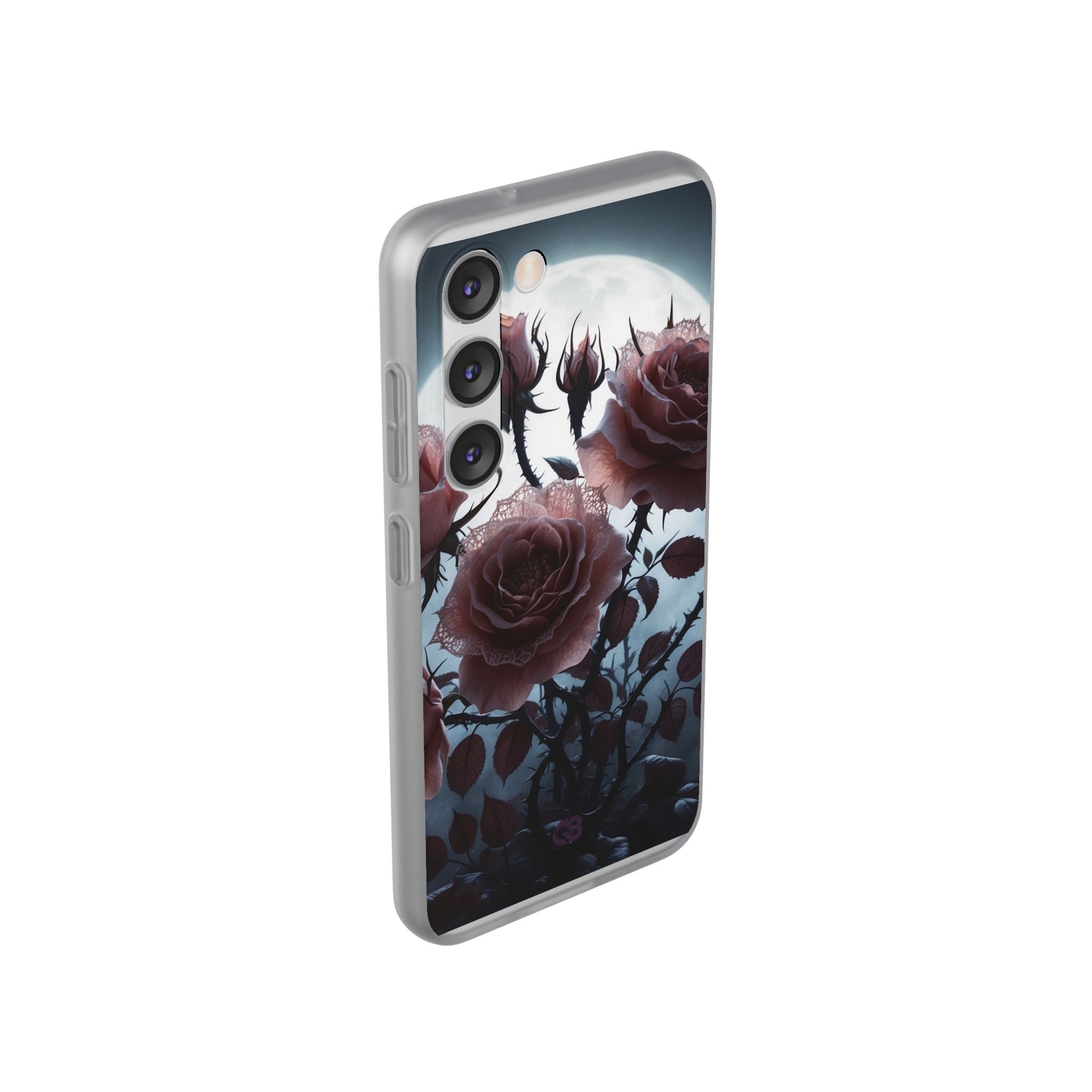 Lunar Lace Petals · Soft Phone Case for Samsung