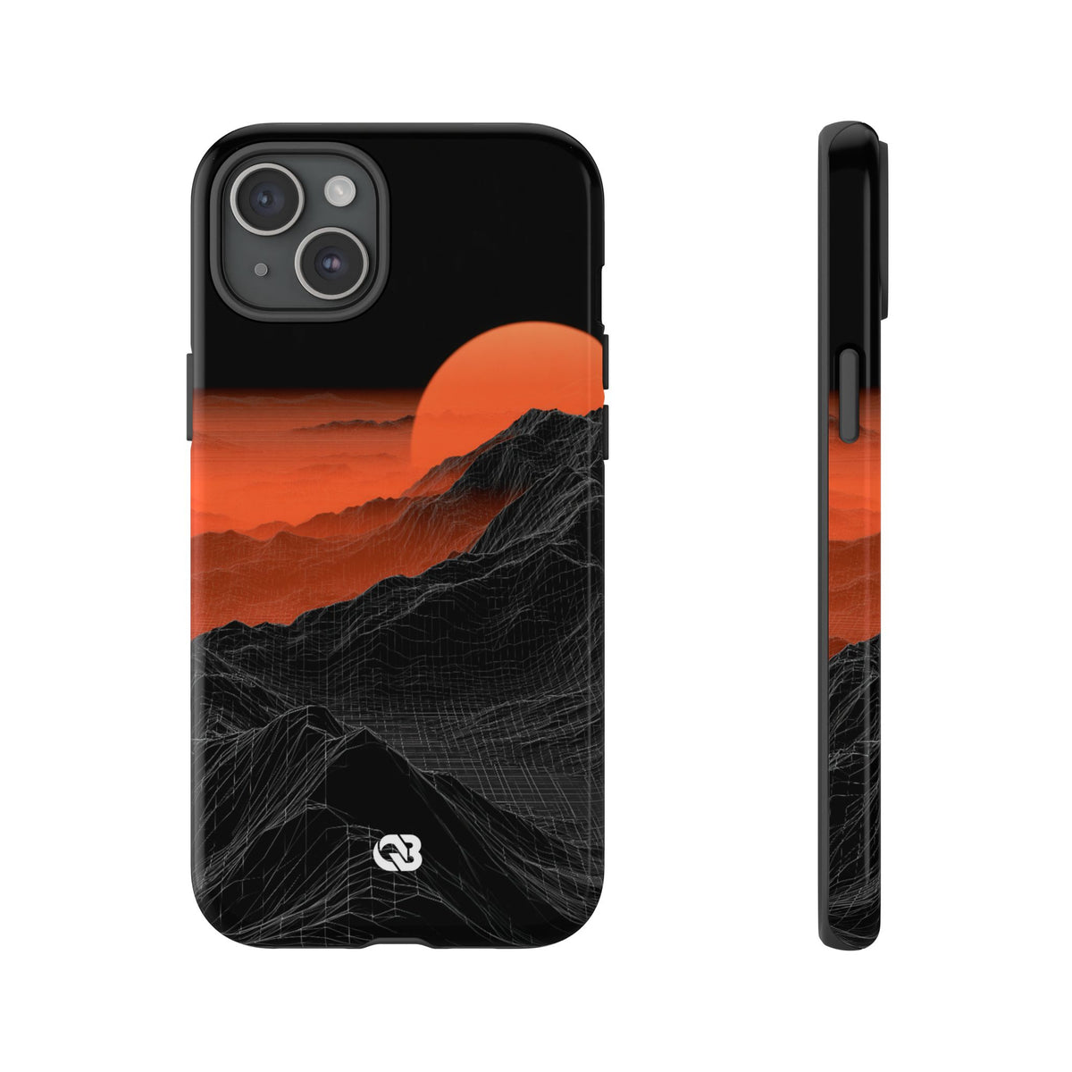 Solar Ridge Mesh · Tough Phone Case for iPhone · Black