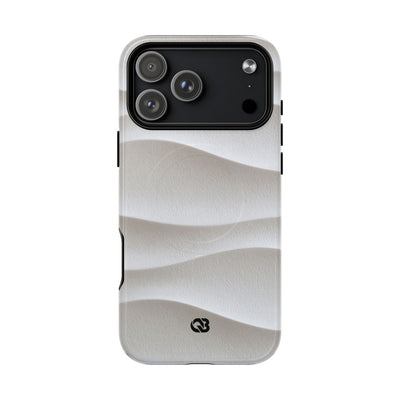 White Tough 2.0 Magsafe Phone Case for iPhone - Arctic Flow Ridges