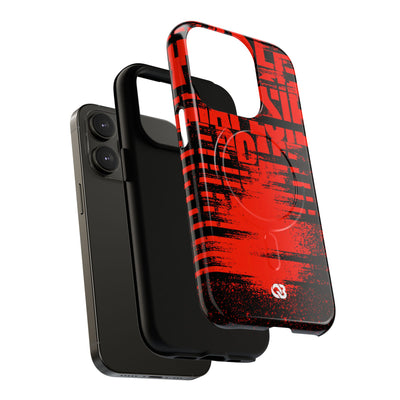 Crimson Redaction · Tough 2.0 Magnetic Phone Case for iPhone · Black