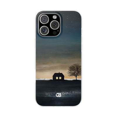 Midnight Cabin Glow · Soft Phone Case for iPhone