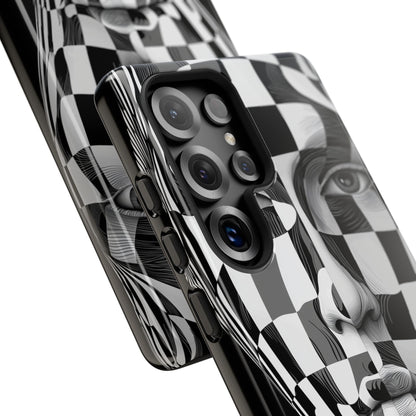Checkered Face Samsung S25 Ultra Case - Tough