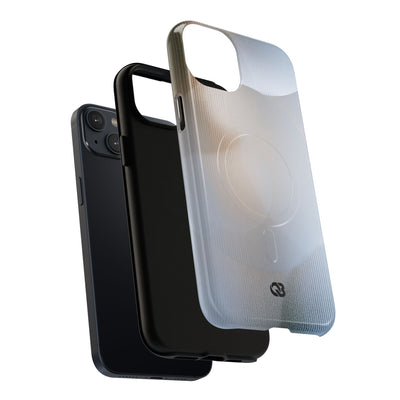 White Tough 2.0 Magsafe Phone Case for iPhone - Frosted Ribbed Sphere