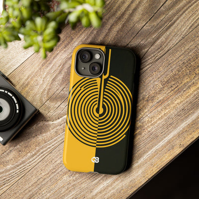 Orbital Resonance · Tough Phone Case for iPhone · Yellow