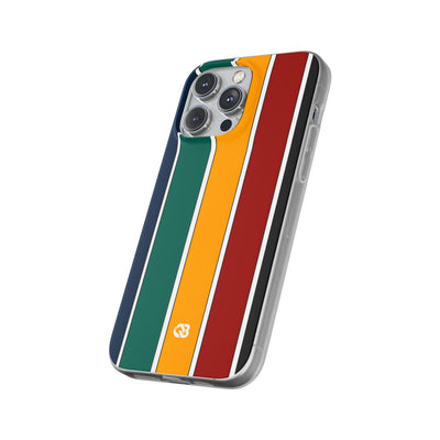 Retro Racing Bars · Soft Phone Case for iPhone